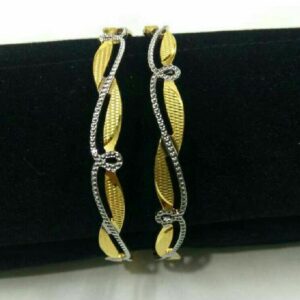 916 Gold CNC Modern Unique Bangles