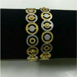 22K / 916 Gold CNC Machine Cut Modern Kada