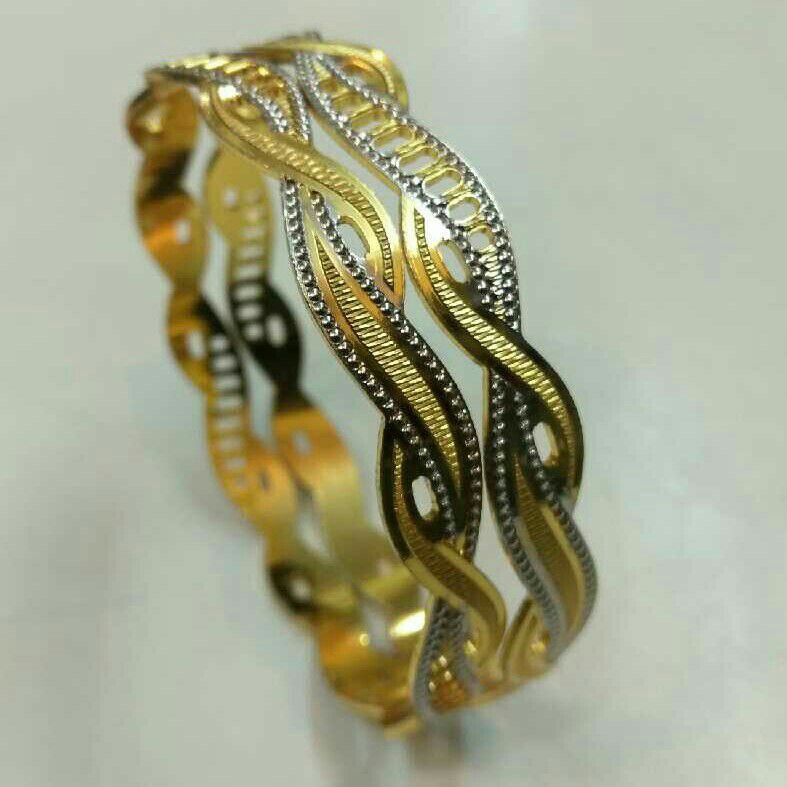 22KT CNC Machine Cut Bangles