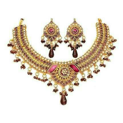 Modern Flower Necklace Set