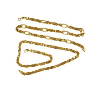 22KT Gold Yellow Trendy Gents Chain