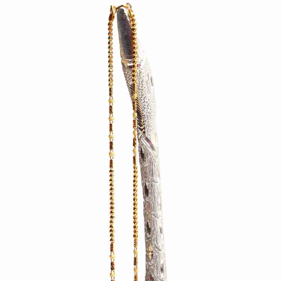 Handmade gold chain