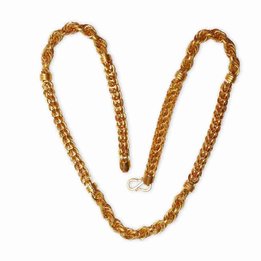 22KT Antique Gents Indo Gold Chain