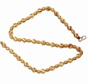 916 / 22KT Hollow Gold Chain For Gents