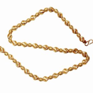 916 / 22KT Hollow Gold Chain For Gents