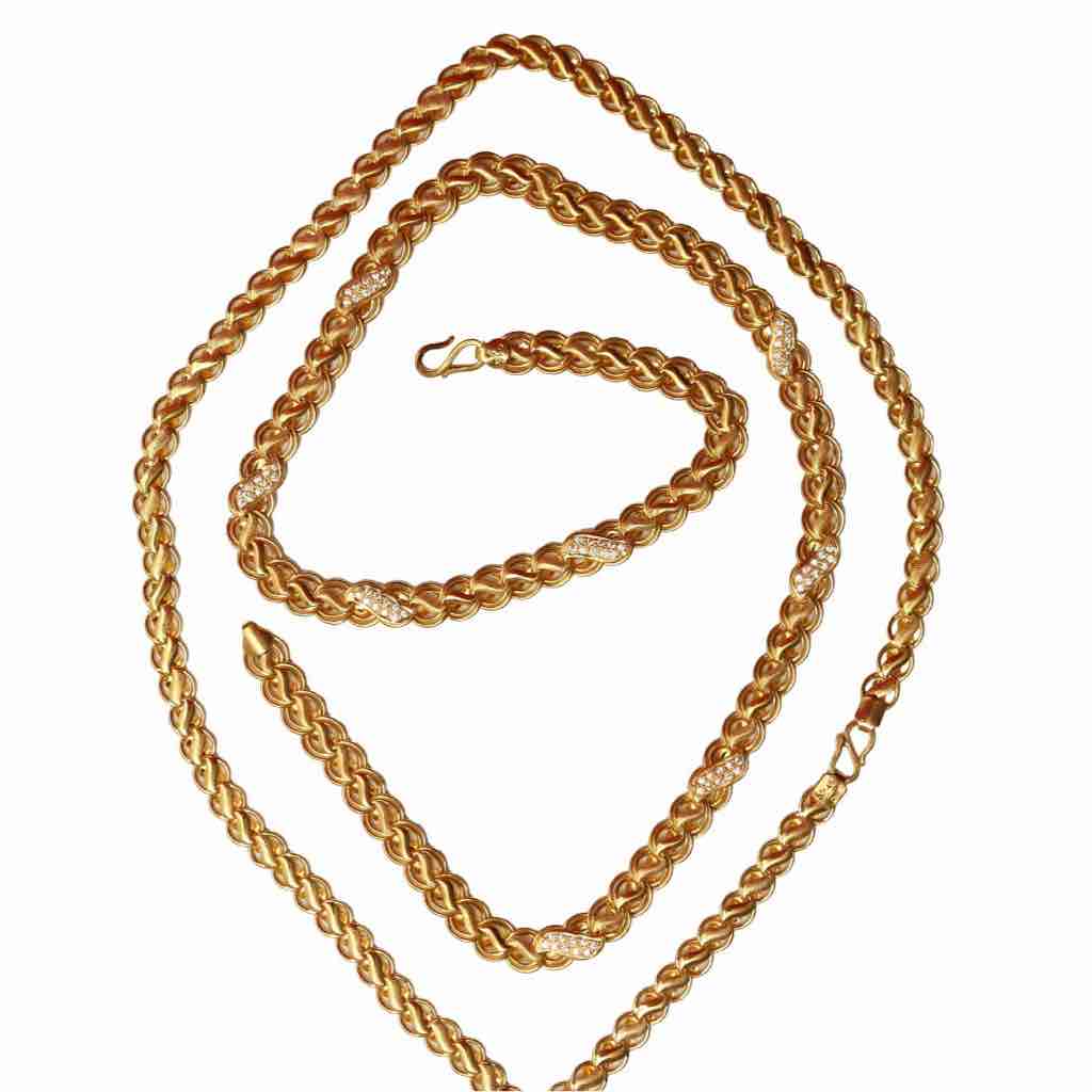 22KT lotus Gold Chain