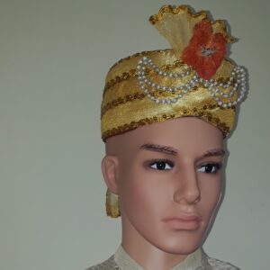 925 Silver Gold plated Turban