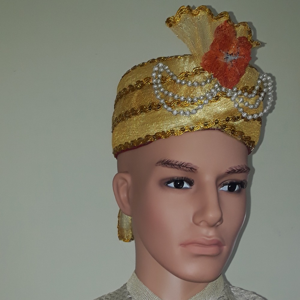 925 Silver Gold plated Turban - Image 3