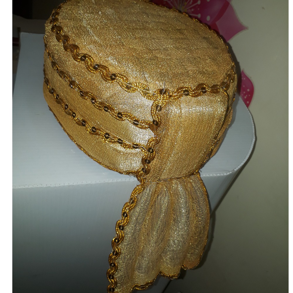 925 Silver Gold plated Turban - Image 2