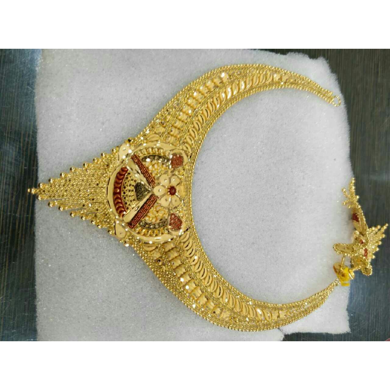 916 Gold Ladies Classic Necklace Set