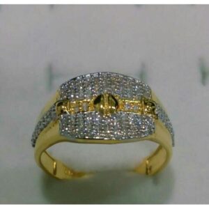22K / 916 Gold Gents Stylish CZ Ring