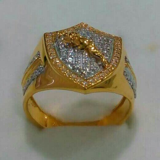 22K / 916 Gold Ladies Attractive CZ Ring