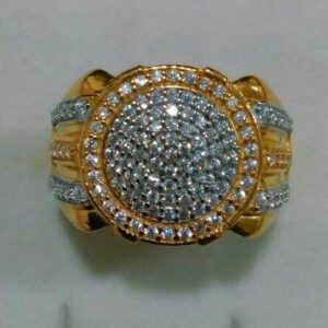 22K / 916 Gold Attractive CZ Ring For Men