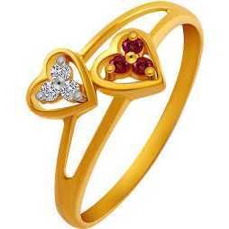 Attractive Heart Stone Ring