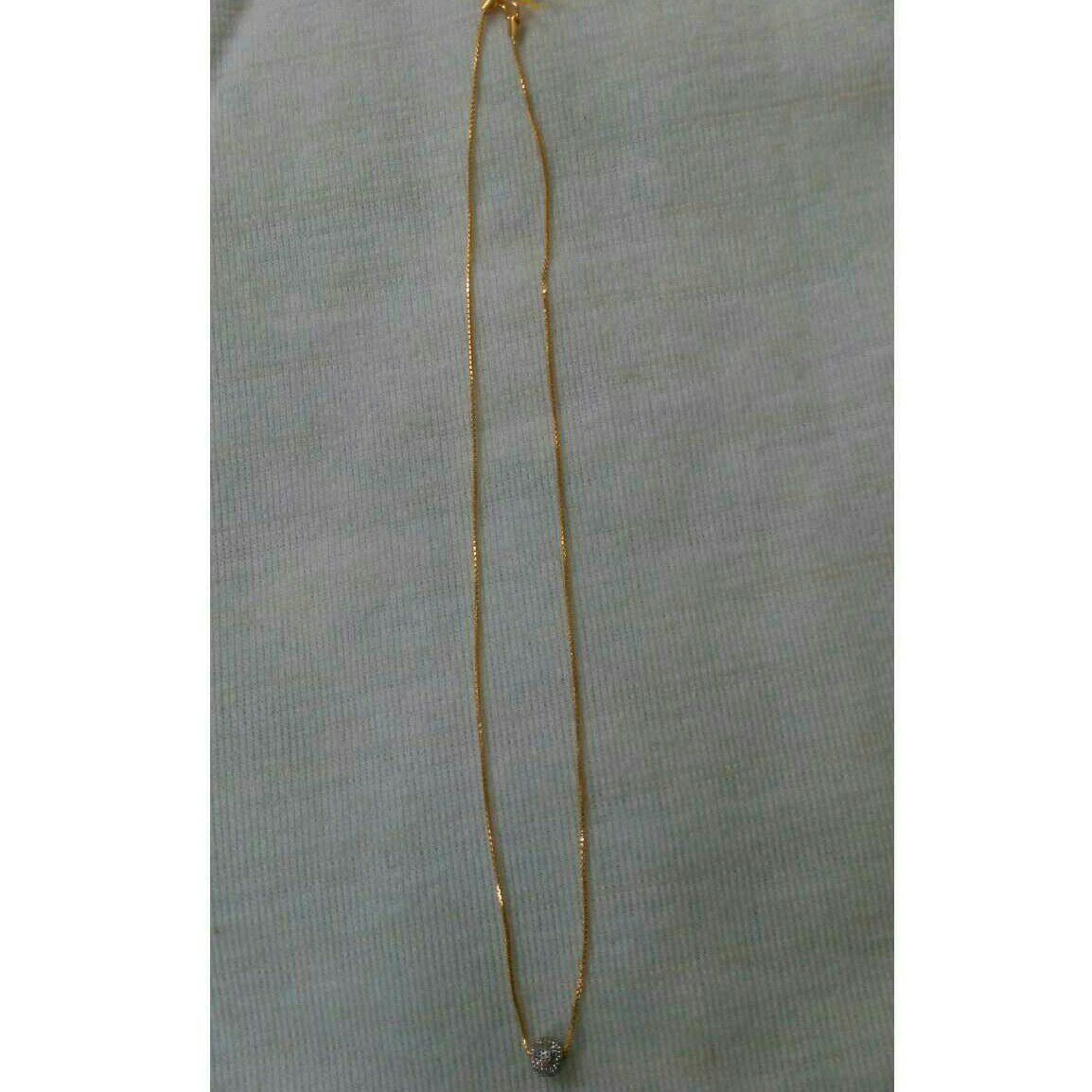 22K / 916 Gold Ladies Diamond Chain