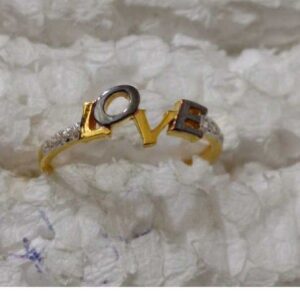 18K Gold Love Ring