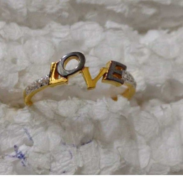 18K Gold Love Ring