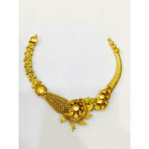 22k gold Attractive Vertical Necklace