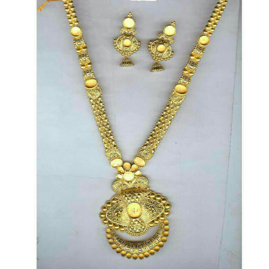 22K / 916 Gold Indian Ladies Special long Necklace Set