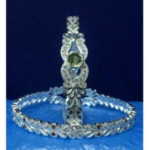 Silver Antique Micro Bangle