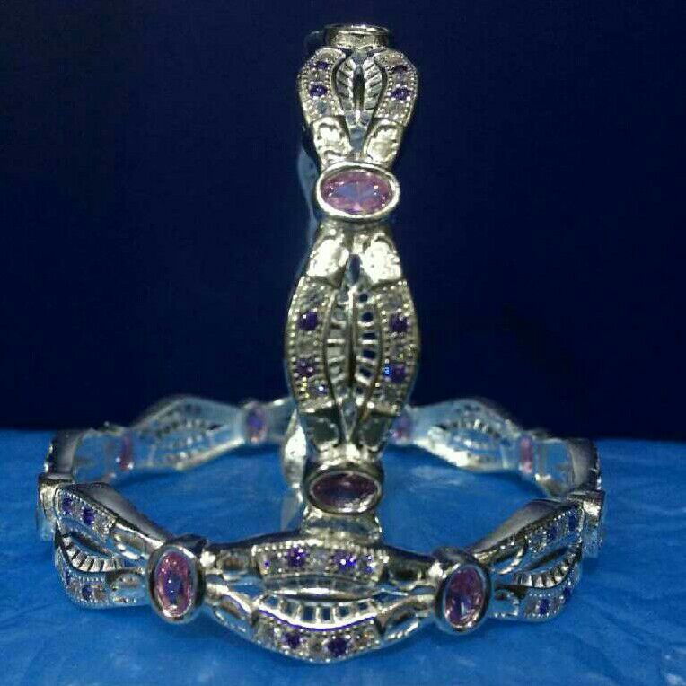 Silver Stylish Ladies Bangadi