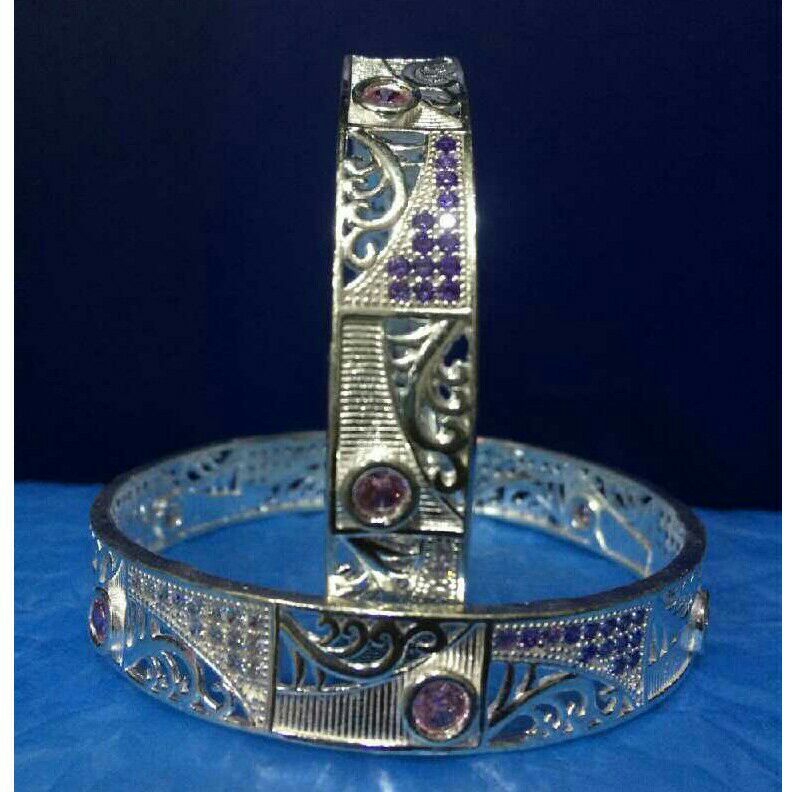Silver Stylish Ladies Bangadi