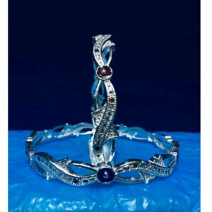 Silver Stylish  Micro Bangles