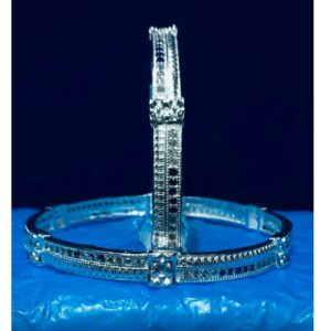 Silver Attractive  Micro Bangles