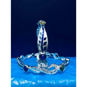 Silver Micro Fancy Bangles