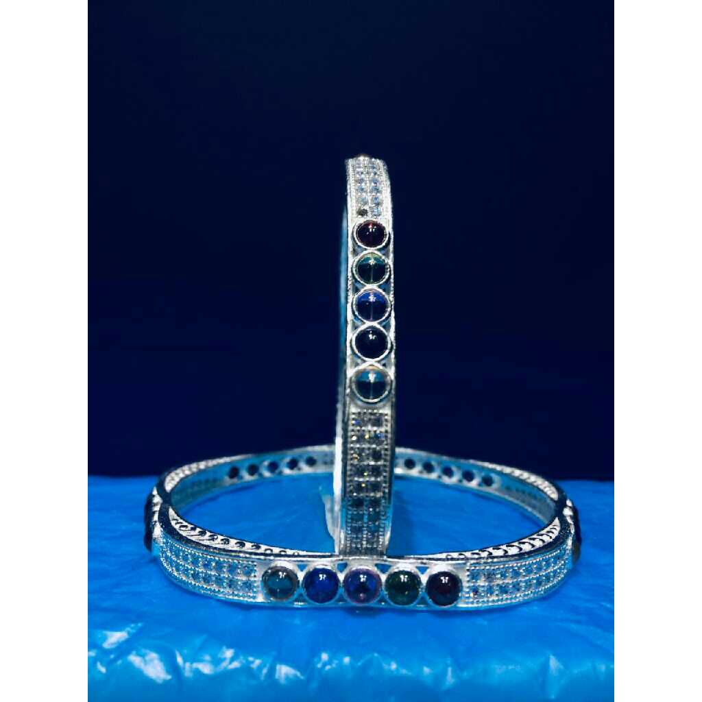 Silver Fancy Bangles