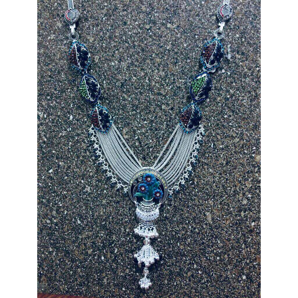 Silver Oxidase Antique Tagri Kandora