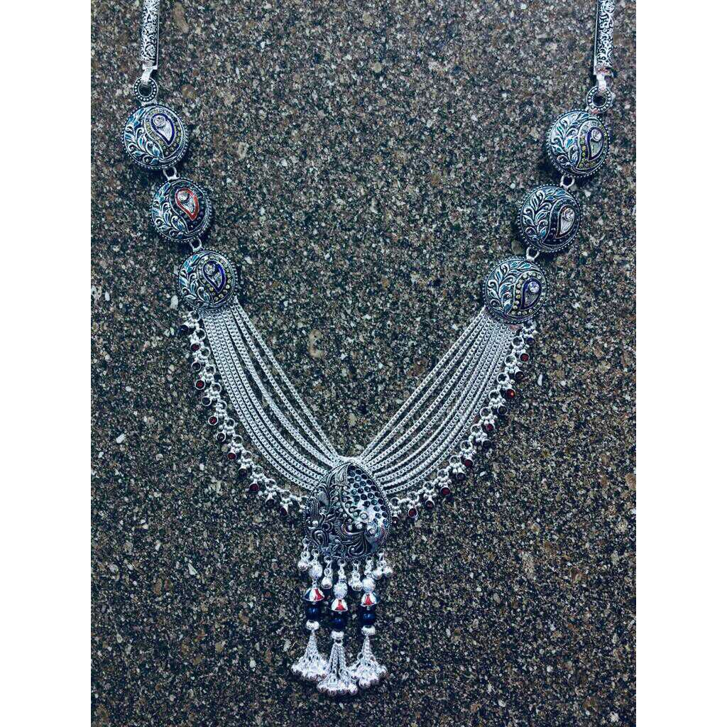 Silver Oxidase Antique Tagri Kandora