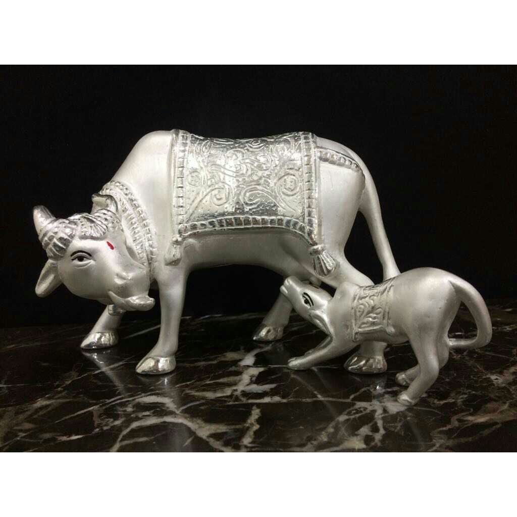 Silver Indian Kamdhenu