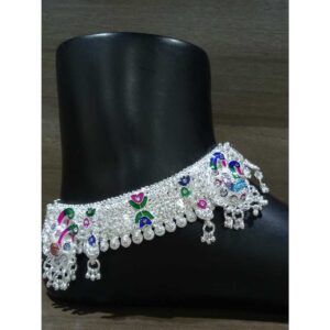 Trendy Silver D Payal