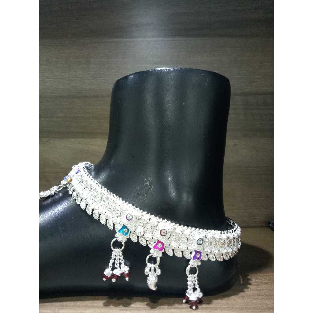 Stylish Silver D Payal For Ladies