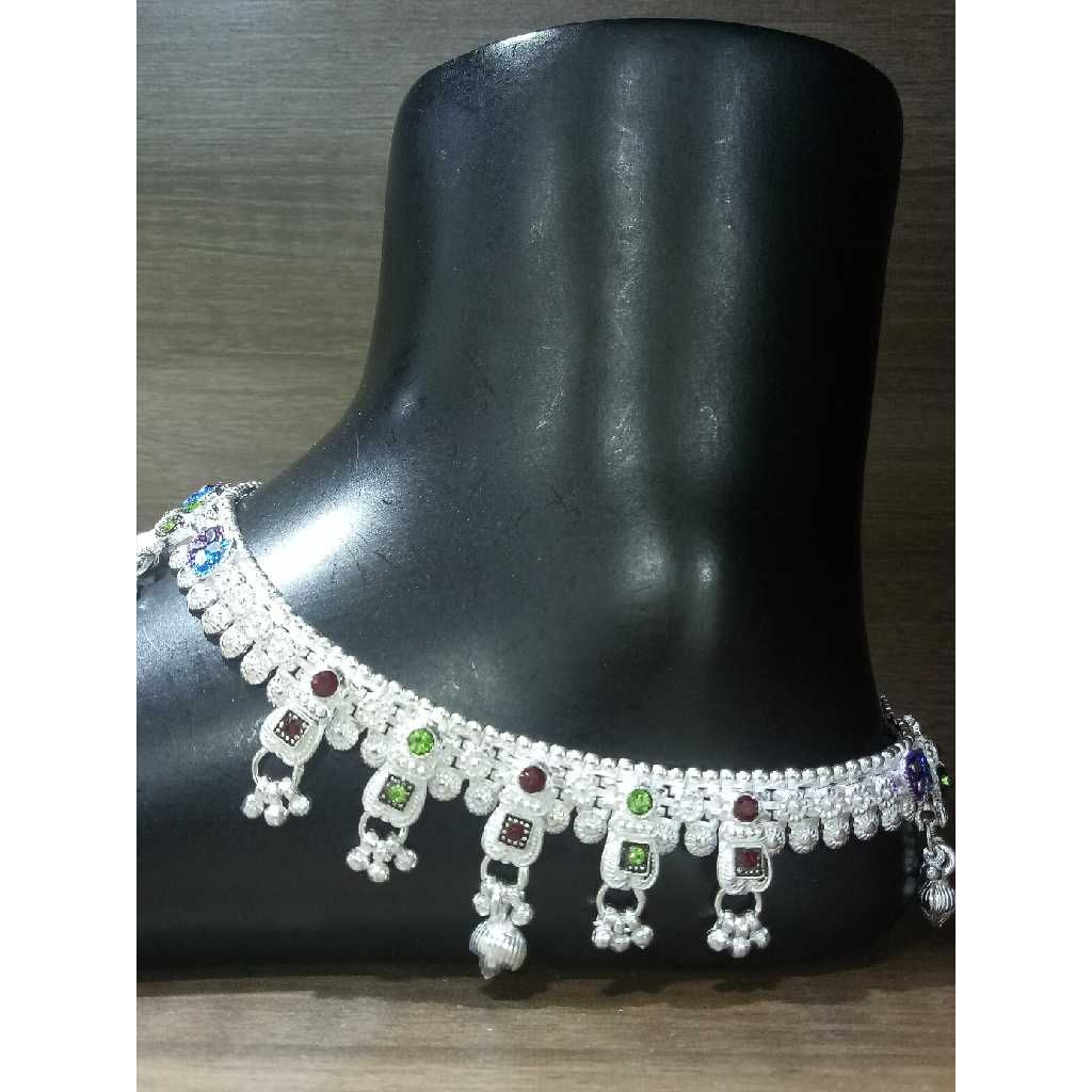 Silver meenakari Modern Payal