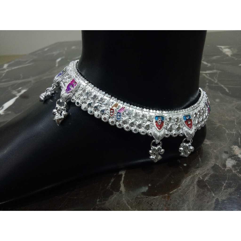 Silver Broad Style D Payal
