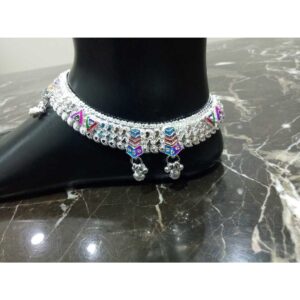 Silver Broad Style D Payal