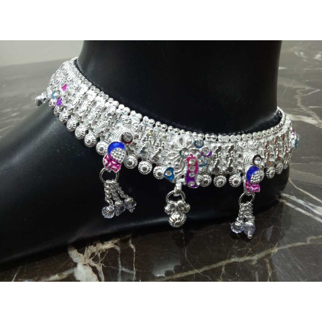Silver Broad Style D Payal
