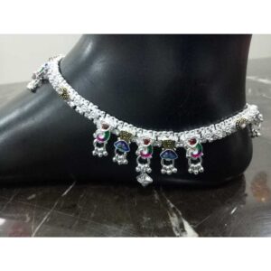 Stylish Silver D Payal For Ladies