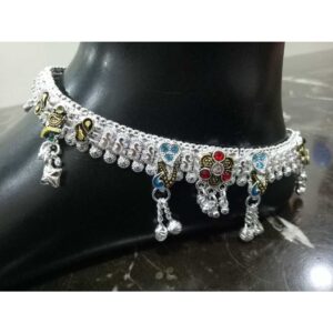 Stylish Silver D Payal For Ladies