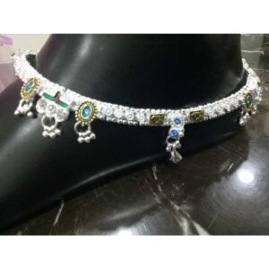 Stylish Silver D Payal