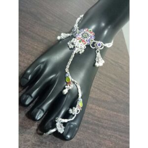 Silver Trendy Bombay Toe Ring