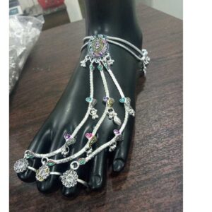 Silver Trendy Bombay Toe Ring