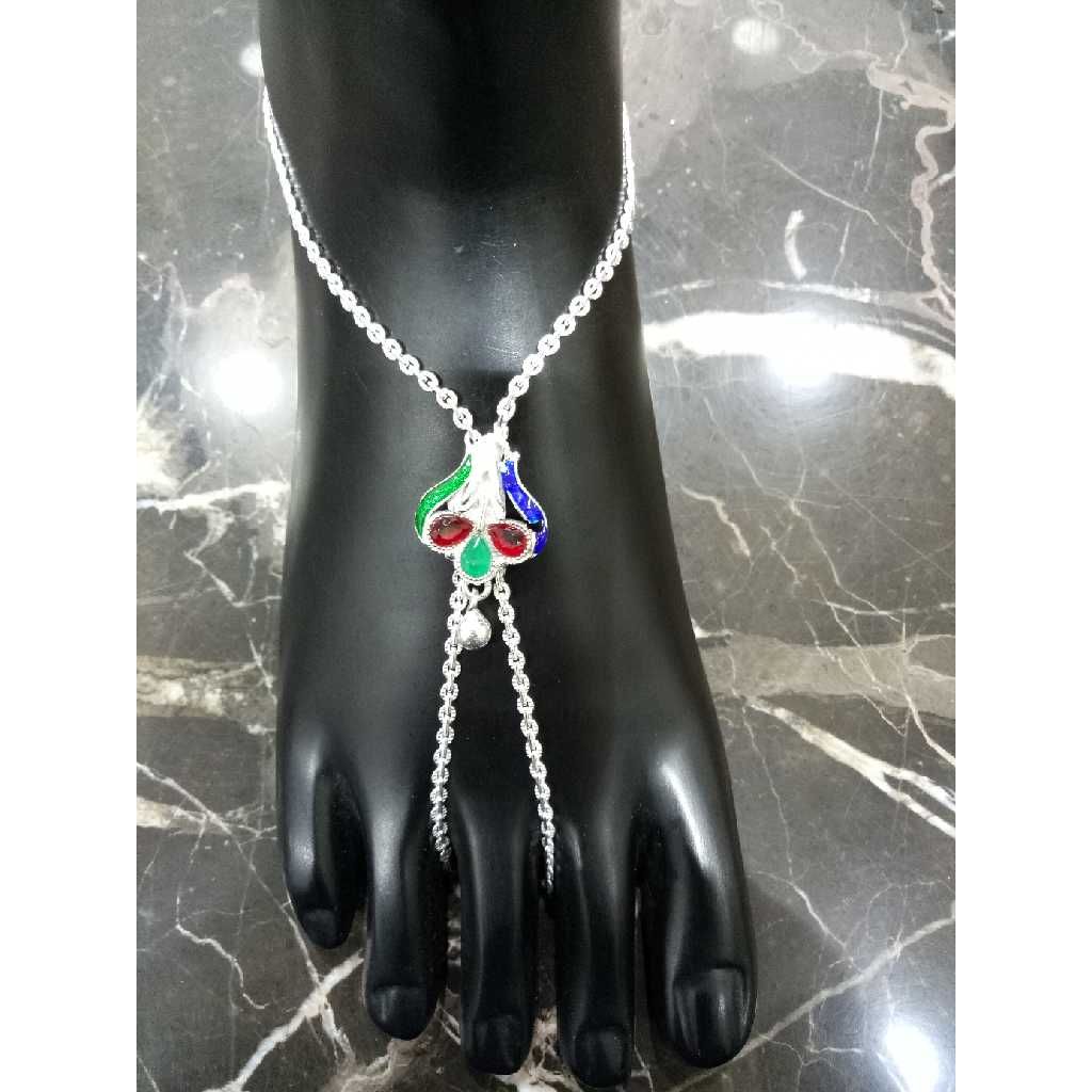 Silver Antique Bombay Payal - Image 5