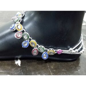 Attractive  Silver Payal