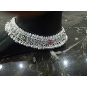 Attractive Silver Agra   Payal