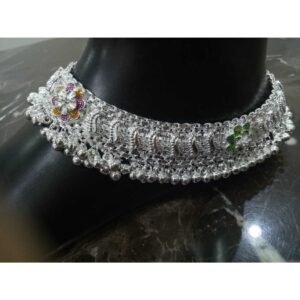 Broad Agra Silver Gugri  Payal