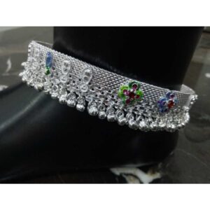 Broad Agra Silver Gugri  Payal