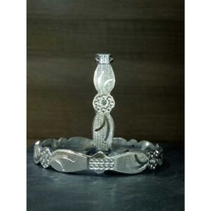 Silver Plain CNC Bangles
